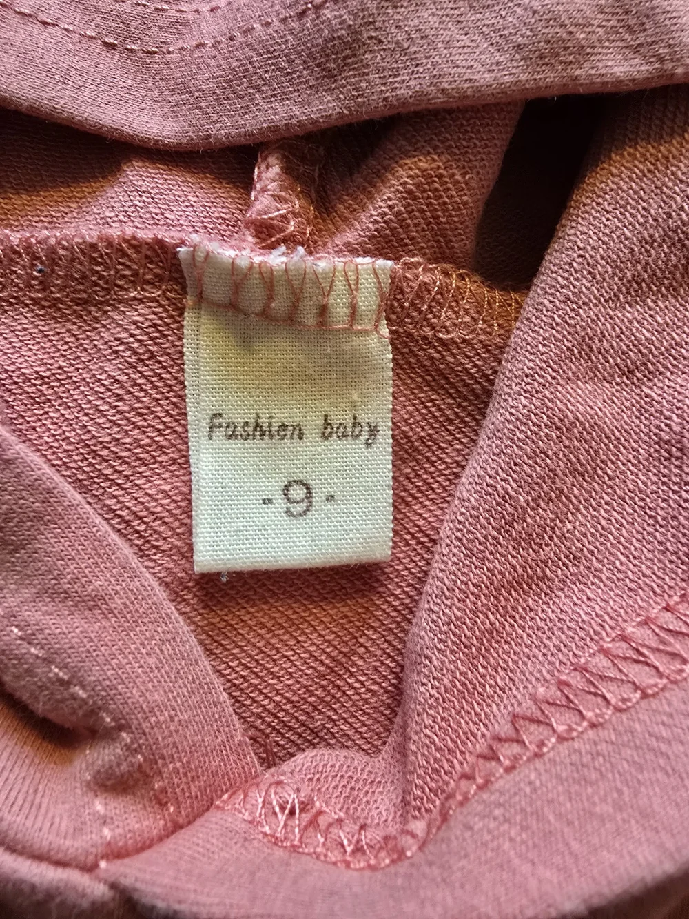Fashion Baby 2 Piece Hoodie Jogger Set 9 Months Dusty Pink Smiley Outfit